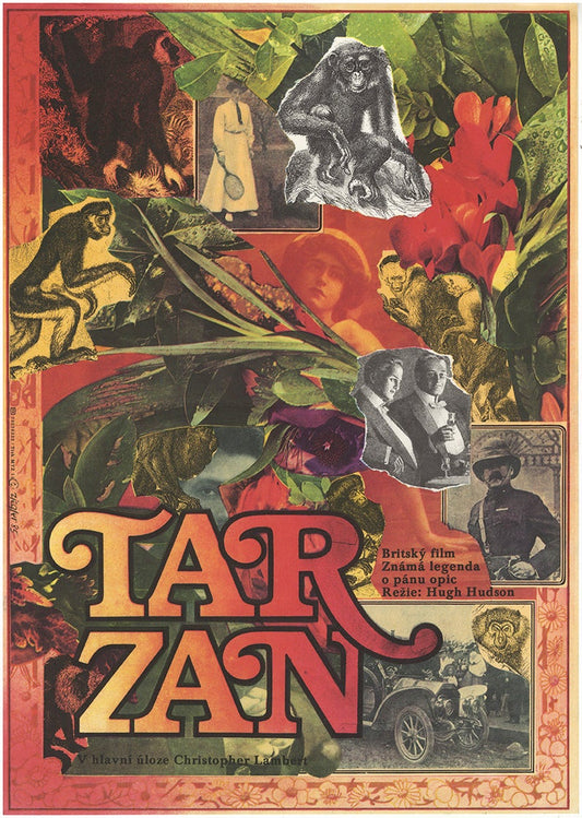 Greystoke - Die Legende von Tarzan, Herr der Affen, tschechisches Poster