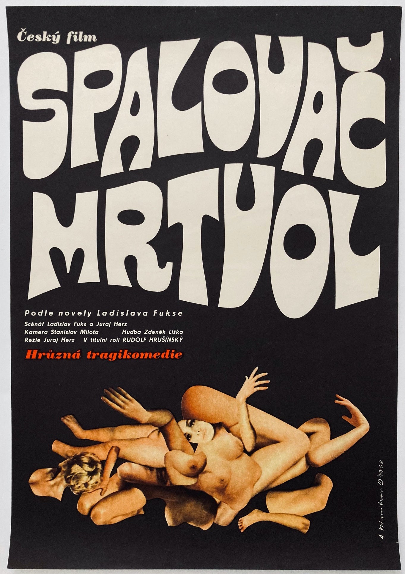 Original 1968 movie poster for The Cremator