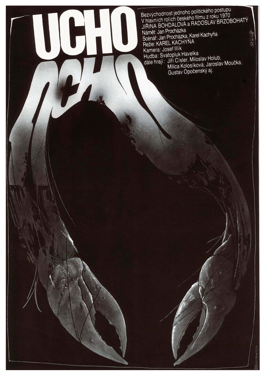 DAS OHR (Ucho) Tschechisches Poster