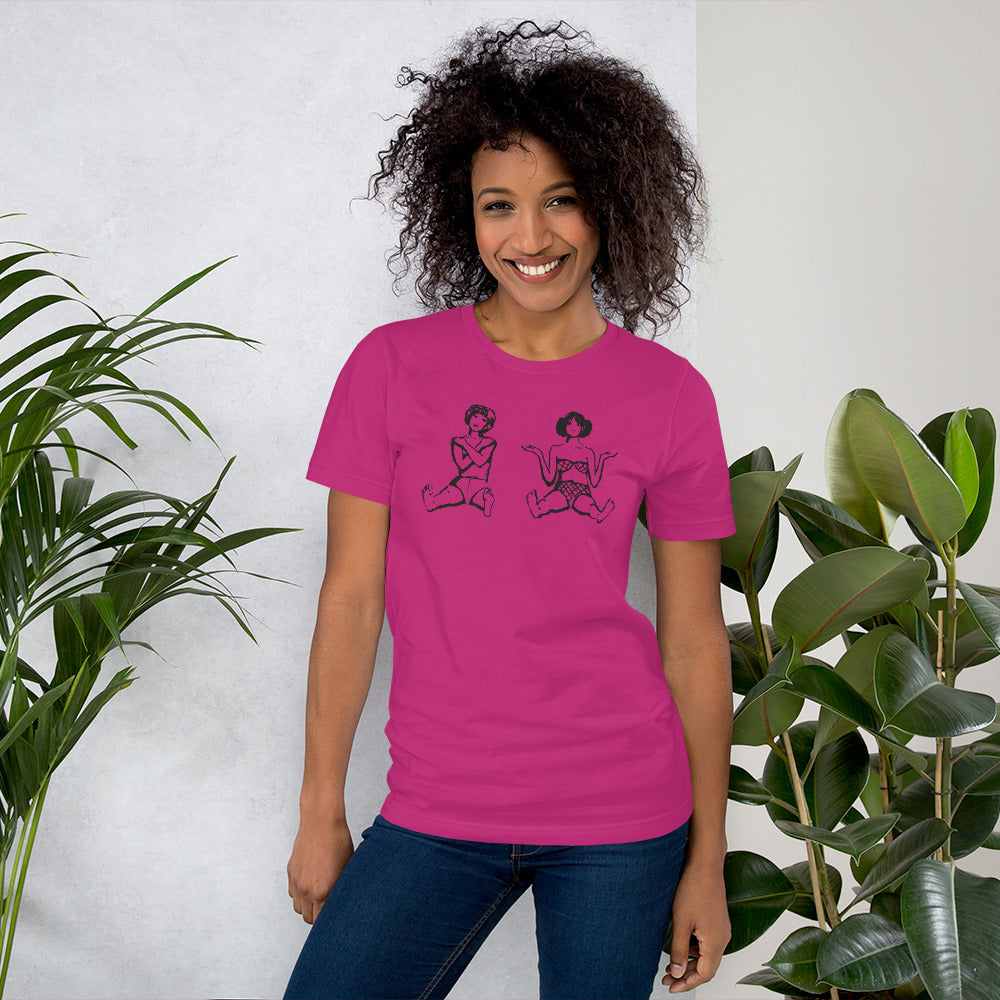 DAISIES Kurzärmeliges Unisex-T-Shirt inspiriert von Vera Chytilova 60er-Jahre-Film