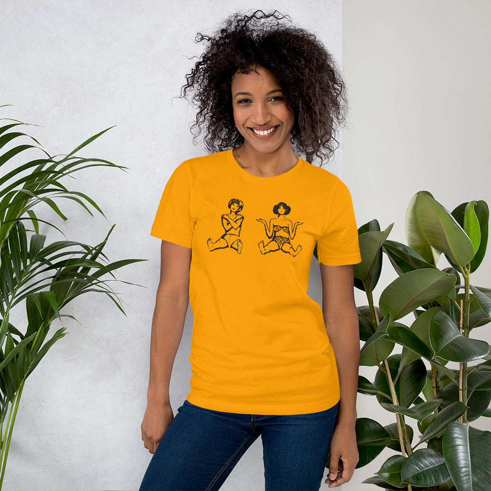 DAISIES Kurzärmeliges Unisex-T-Shirt inspiriert von Vera Chytilova 60er-Jahre-Film