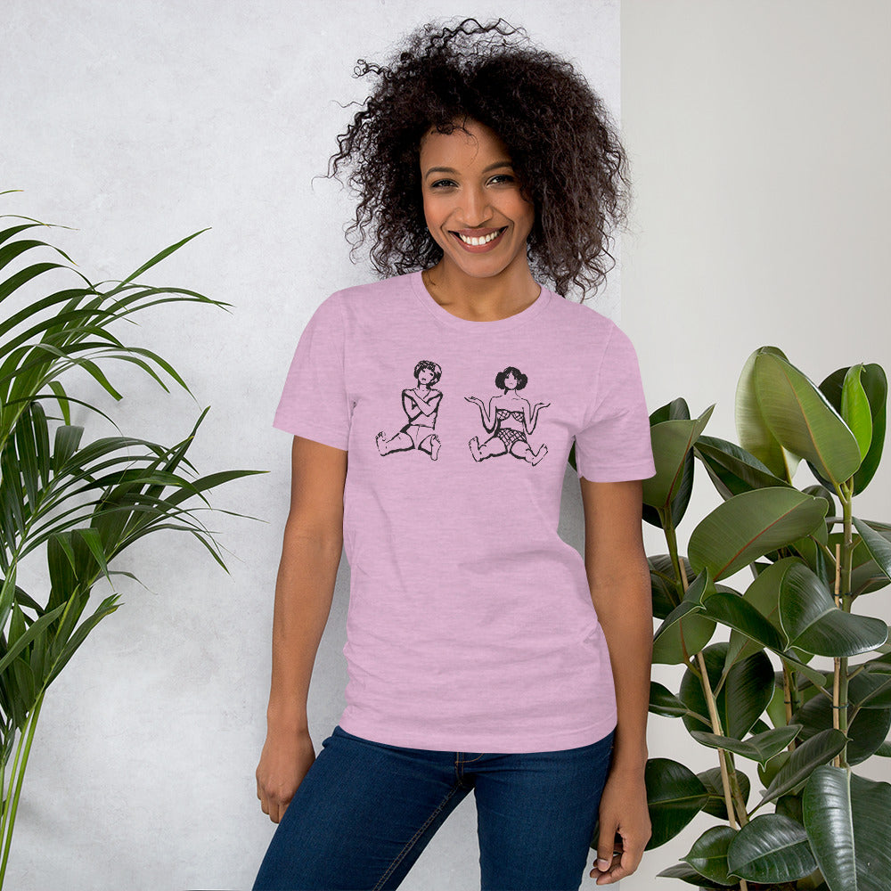 DAISIES Kurzärmeliges Unisex-T-Shirt inspiriert von Vera Chytilova 60er-Jahre-Film