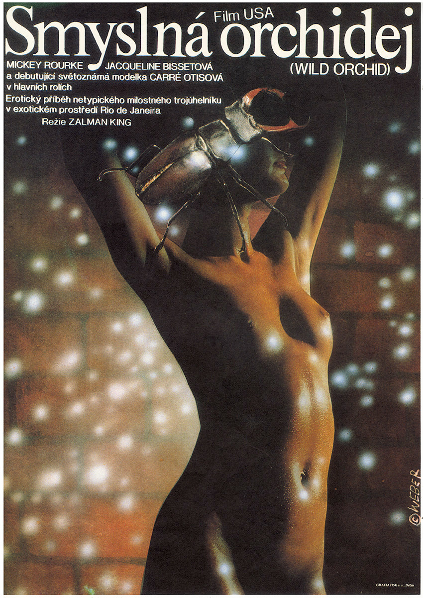 WILD ORCHID Tschechisches Filmplakat
