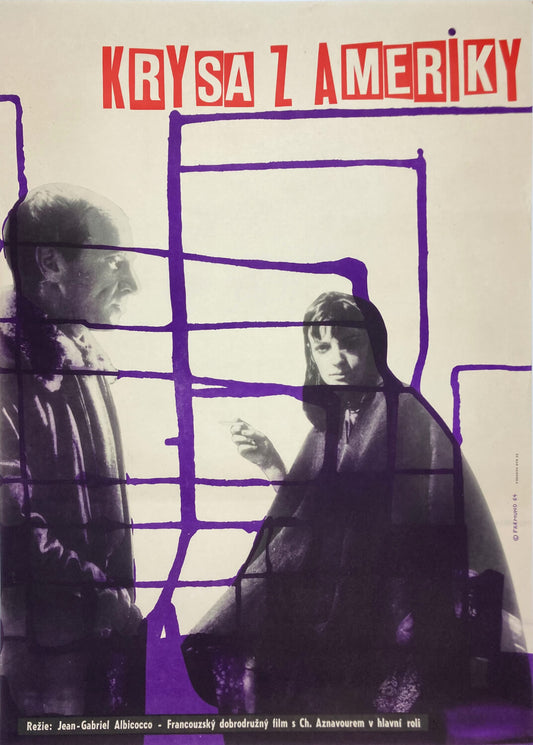 Le Rat d'Amérique (Rat Trap) Czech Film Poster