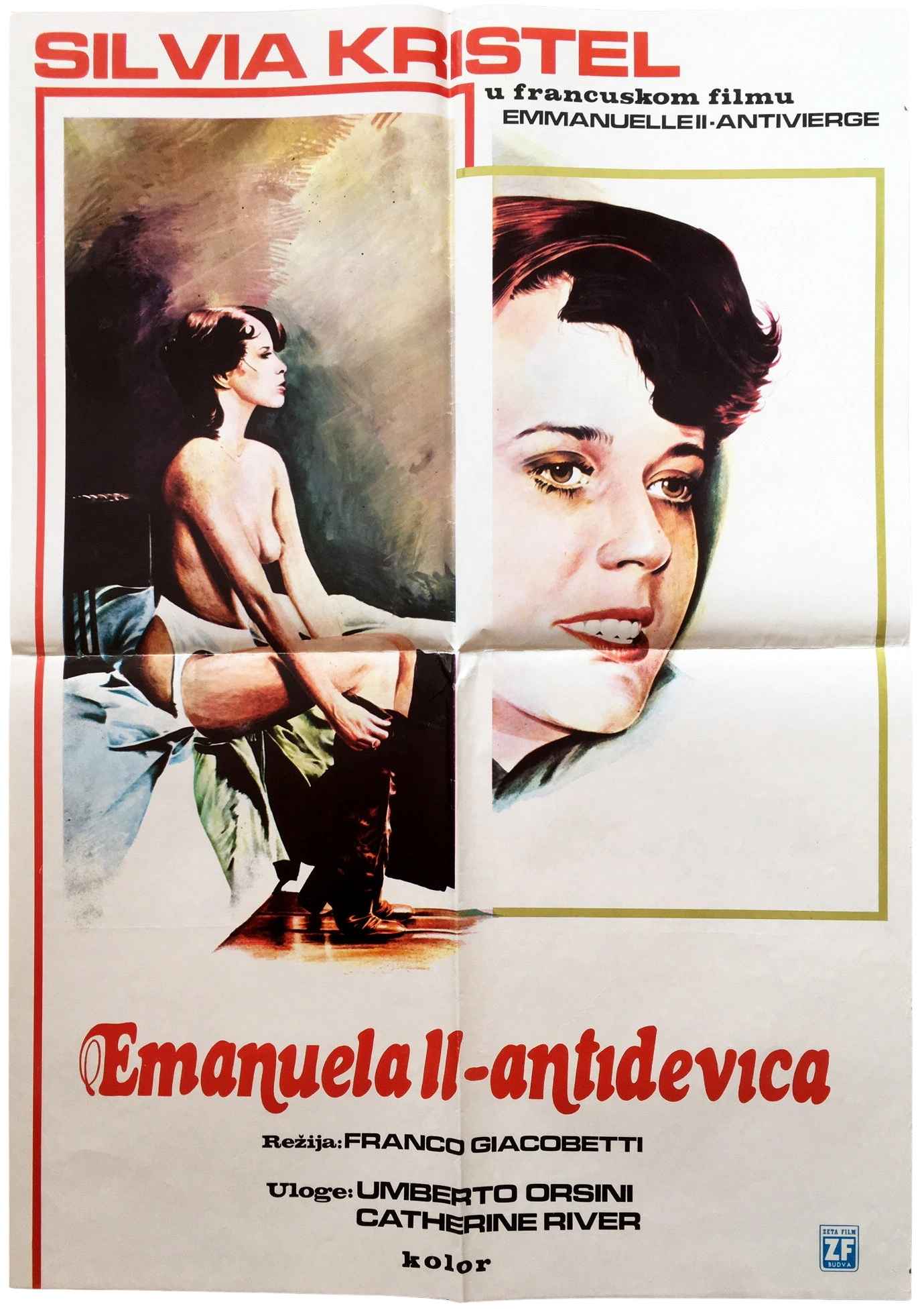 EMMANUELLE II. Jugoslawisches Filmplakat