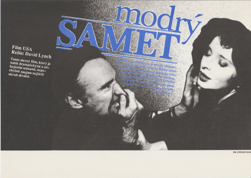 BLUE VELVET Czech Mini Poster