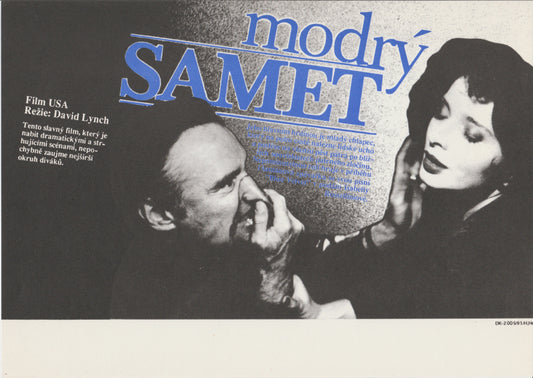 BLUE VELVET Czech Mini Poster