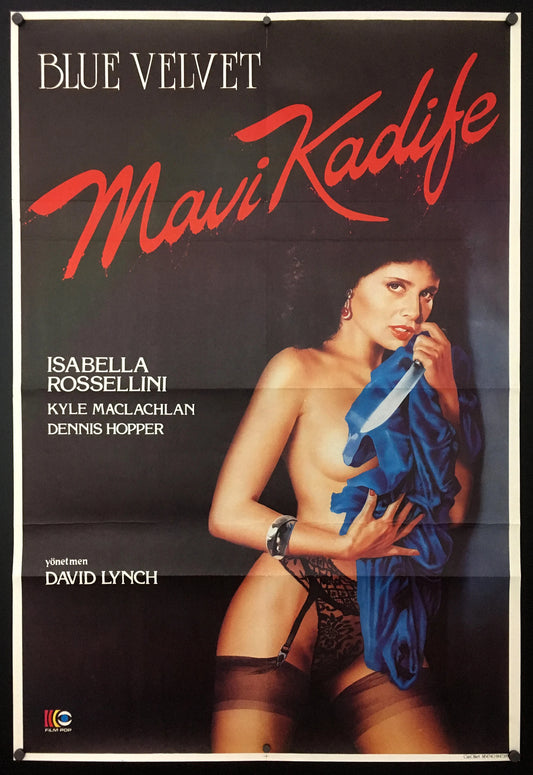 BLUE VELVET Original Turkish Movie Poster