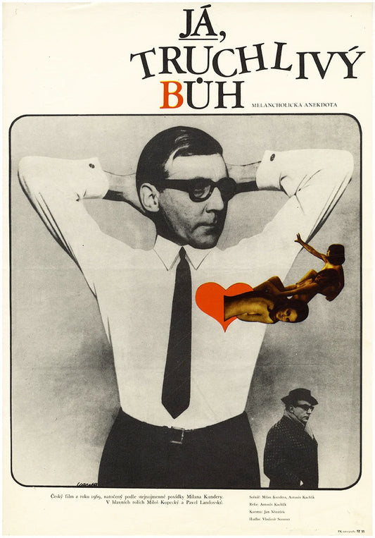 I, MOURNFUL GOD (Ja, truchlivy Buh) Czechoslovak New Wave Film Poster