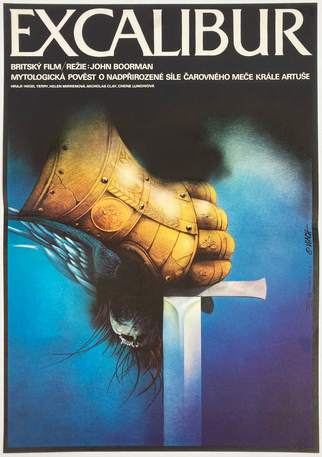 EXCALIBUR | Czech Movie Poster