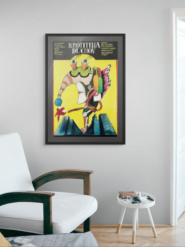 Ghostbusters | Restored Czech Movie Poster Reprint
