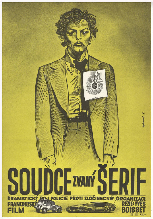 Movie Poster for Judge Fayard Called Sherif - Karel Saudek Art
