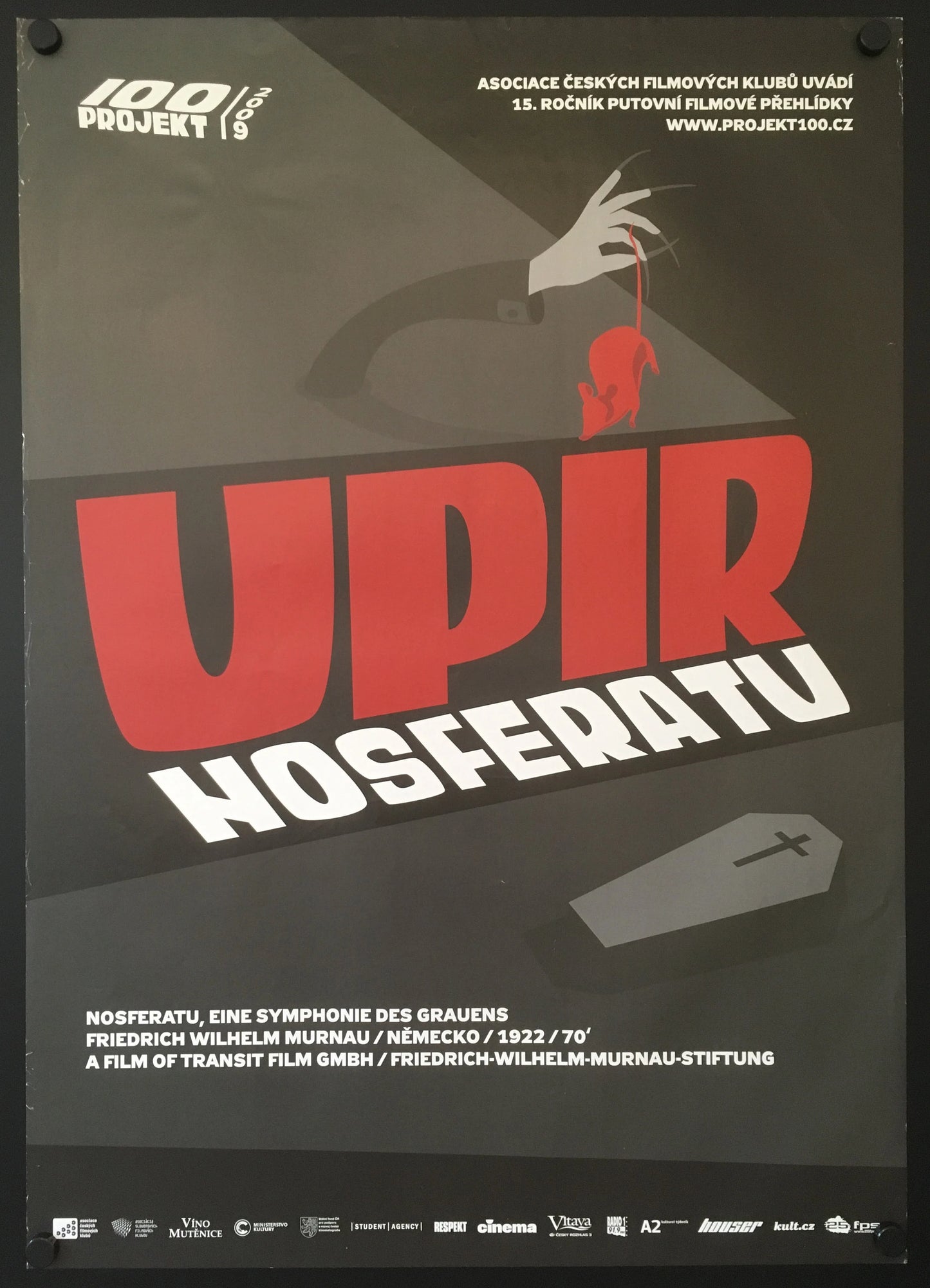 Nosferatu, eine Symphonie des Grauen Vampire Original Czech Movie Poster