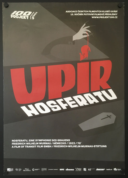 Nosferatu, eine Symphonie des Grauen Vampire Original Czech Movie Poster