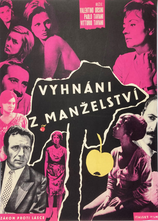 Outlaws Of Love (I fuorilegge del matrimonio) Czech Poster for Italian Film