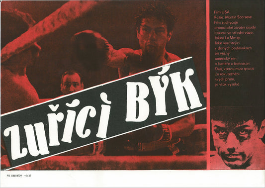 RAGING BULL Tschechisches Mini-Poster