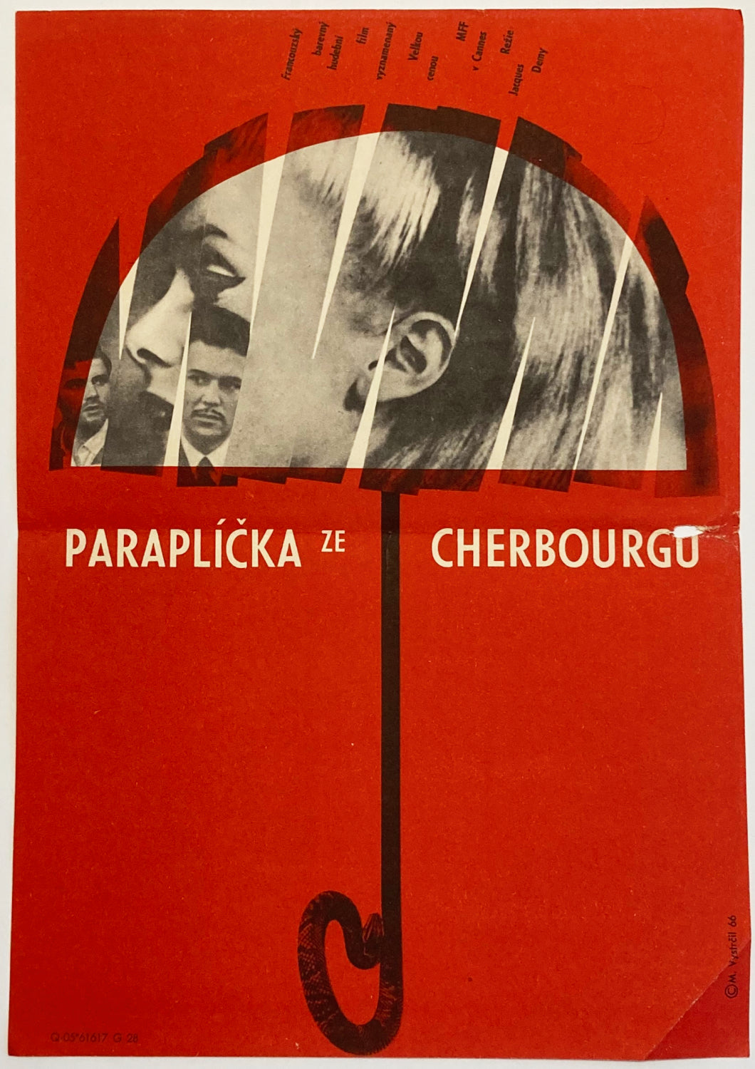 THE UMBRELLAS OF CHERBOURG Ultra Rare Czech Poster
