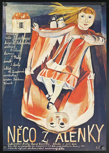 Alice Original 80's Film Poster by Eva Svankmajer - Czech Film Poster Gallery