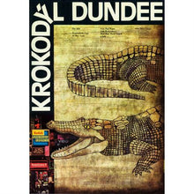 Load image into Gallery viewer, CROCODILE DUNDEE Large Czech Movie Poster - Czech Film Poster Gallery
