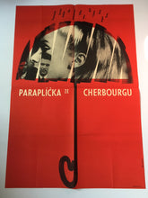Load image into Gallery viewer, THE UMBRELLAS OF CHERBOURG (Large) Ultra Rare! - Czech Film Poster Gallery
