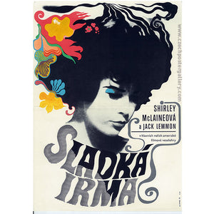 IRMA LA DOUCE Original Czech Poster