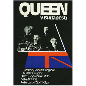 QUEEN IN BUDAPEST | Original Czech Poster