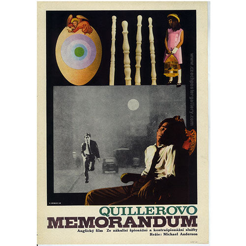 THE QUILLER MEMORANDUM Czech poster