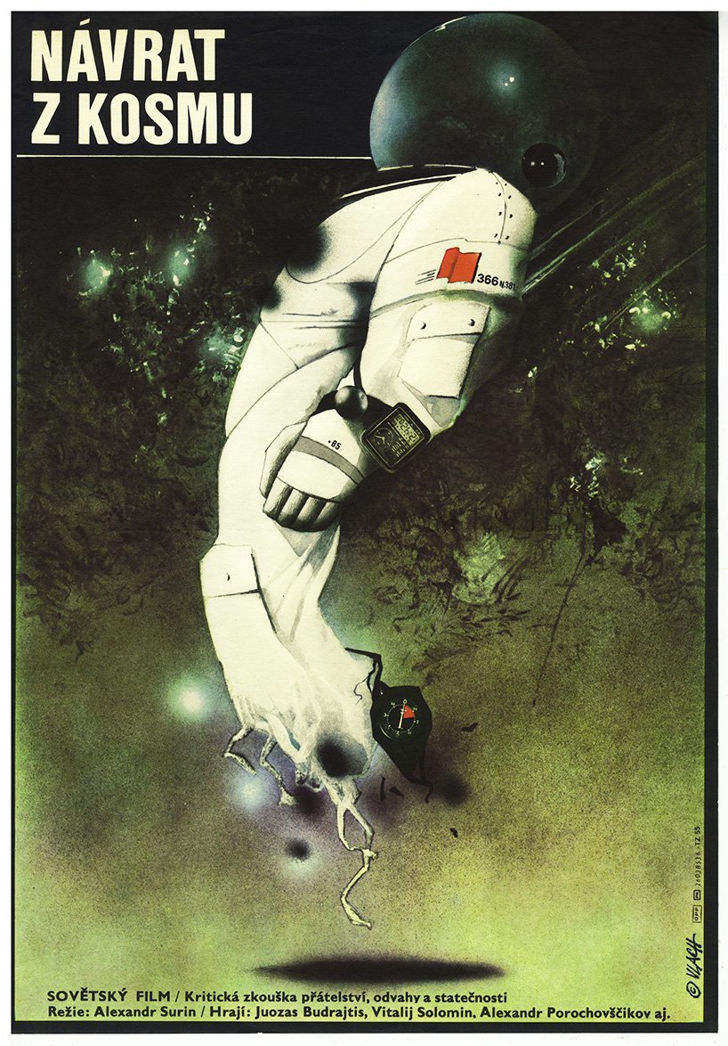 Alien Spaceship | Zdenek Vlach Poster Art - Czech Film Poster Gallery