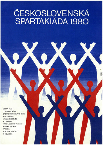 CZECHOSLOVAK SPARTAKIAD Vintage Communist Propaganda Poster - Czech Film Poster Gallery