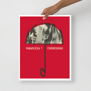 Umbrellas Of Cherbourg | Czech Poster | Reprint