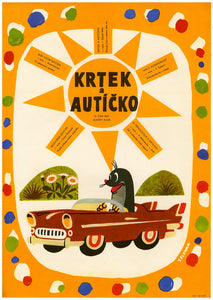 Little Mole and The Car (Krtek a auticko) Czech Animation Poster