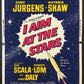 I Aim at the Stars | 1960 Curt Jurgens in the Werner Von Braun story | Ultra Rare U.S. Movie Poster