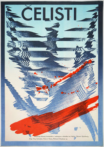 OJaws original movie poster by Zdenek Ziegler - Czech Poster Gallery