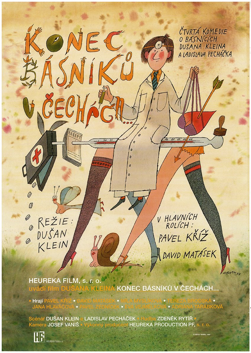 End of Poets in Bohemia (Konec Basniku v Cechach) - Czech Film Poster Gallery