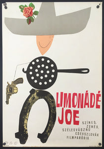 LEMONADE JOE (Limonadovy Joe) Hungarian Film Poster