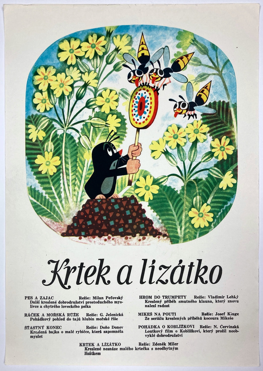 LITTLE MOLE | Krtek a lizatko | Zdenek Miler Poster