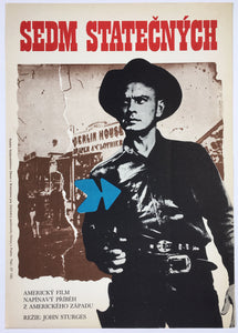 The Magnificent Seven Original Czech Movie Poster from 70's - Czech Poster Gallery