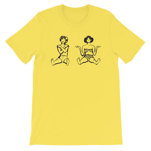 Daisies Marie &amp; Marie Handmade Art Short-Sleeve Unisex T-Shirt - Czech Film Poster Gallery
