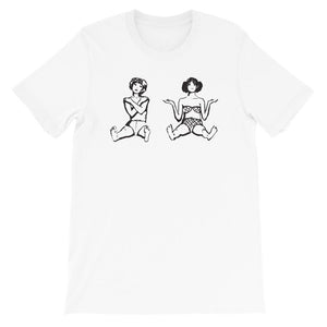 Daisies Marie &amp; Marie Handmade Art Short-Sleeve Unisex T-Shirt - Czech Film Poster Gallery
