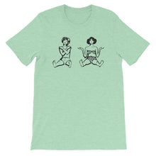 Load image into Gallery viewer, Daisies Marie &amp; Marie Handmade Art Short-Sleeve Unisex T-Shirt - Czech Film Poster Gallery

