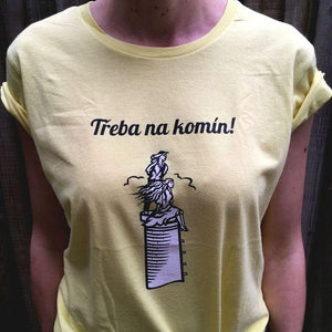 Cut It Short (Postriziny) Vylezte Si Treba Na Komin! Short-Sleeve Unisex T-Shirt Tričko - Czech Film Poster Gallery