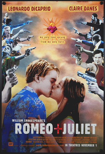 Romeo & Juliet One Sheet U.S. Movie Poster with Leonardo DiCaprio - Czech Poster Gallery