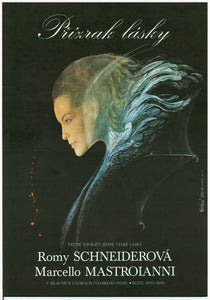 GHOST OF LOVE Original Film Poster Great Art of Romy Schneider - czechpostergallery.com