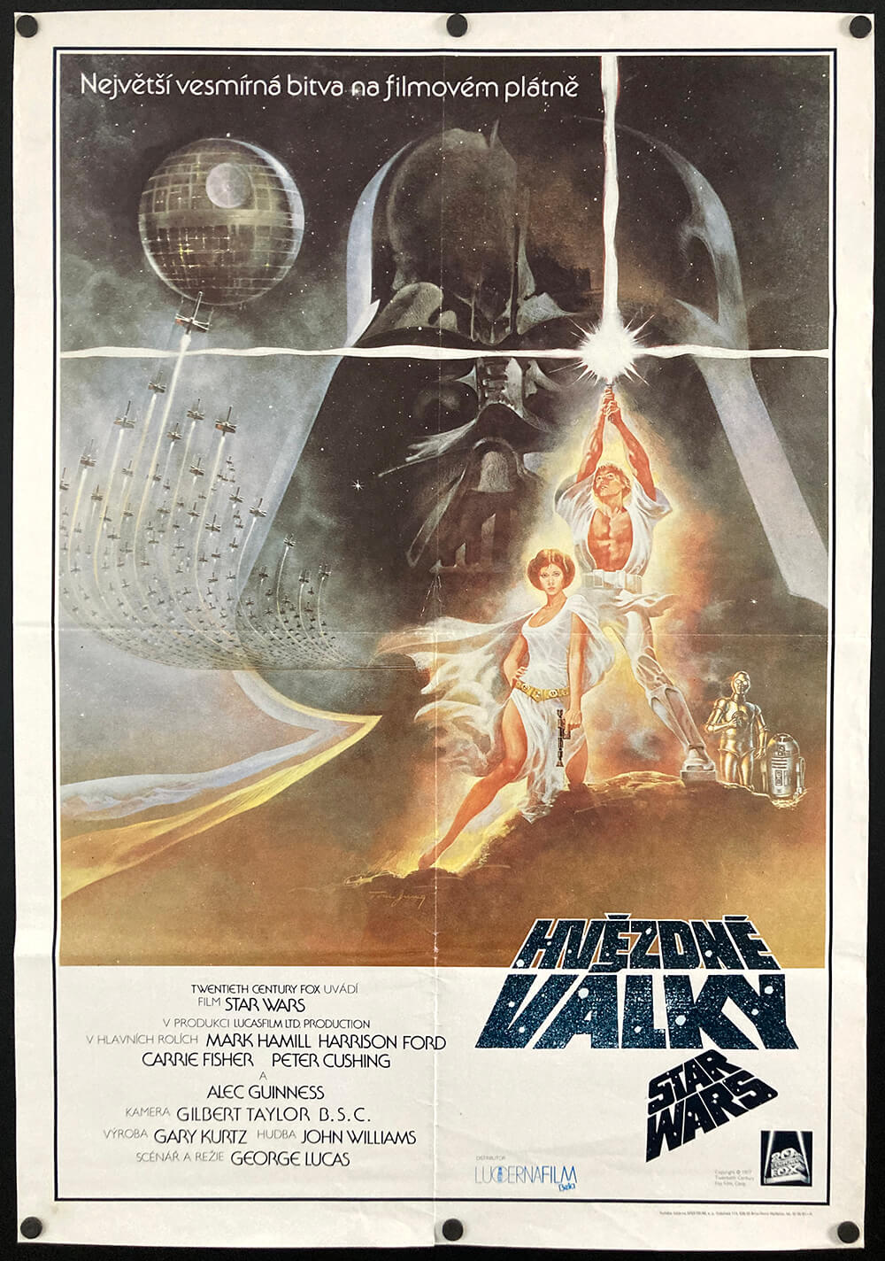 Star Wars: Episode IV - A New Hope | Original Czech Movie Poster