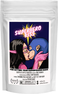 Superhero Kissing Cool Comics Art - Czech Poster Gallery