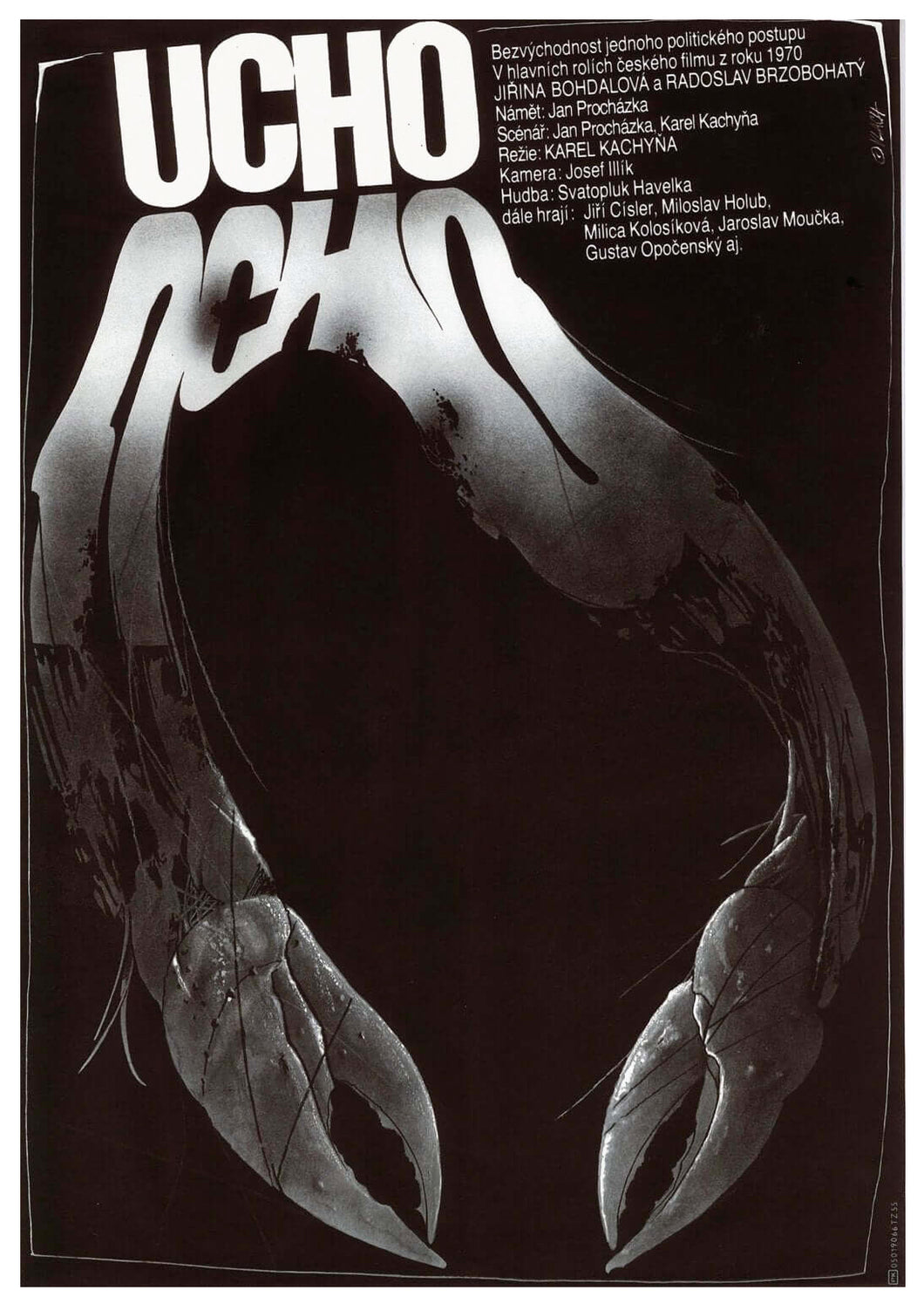 THE EAR (Ucho) Czech Poster