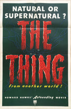 Load image into Gallery viewer, The Thing from another world old 1951 one sheet cinema poster 
