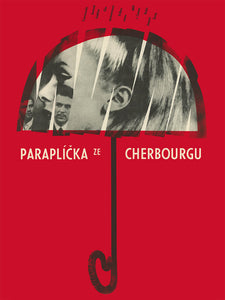 Umbrellas Of Cherbourg | Czech Poster | Reprint
